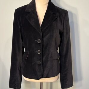 Vintage Colebrook black velvet blazer Size S